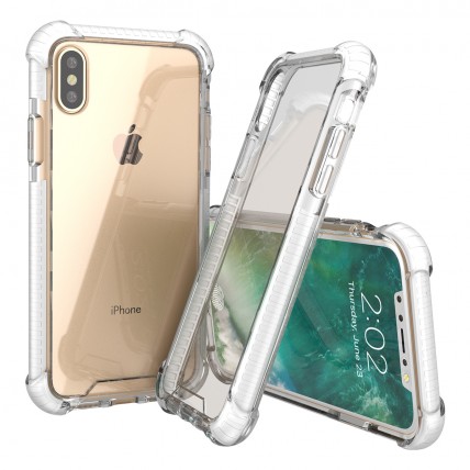 iPhone X Clear Case, iPhone 10 Clear Case  (White)